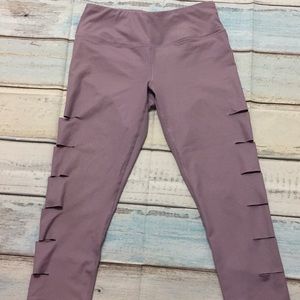 Purple 90 Degree Capris